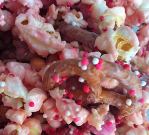 Valentine's Day Pink Candy Popcorn